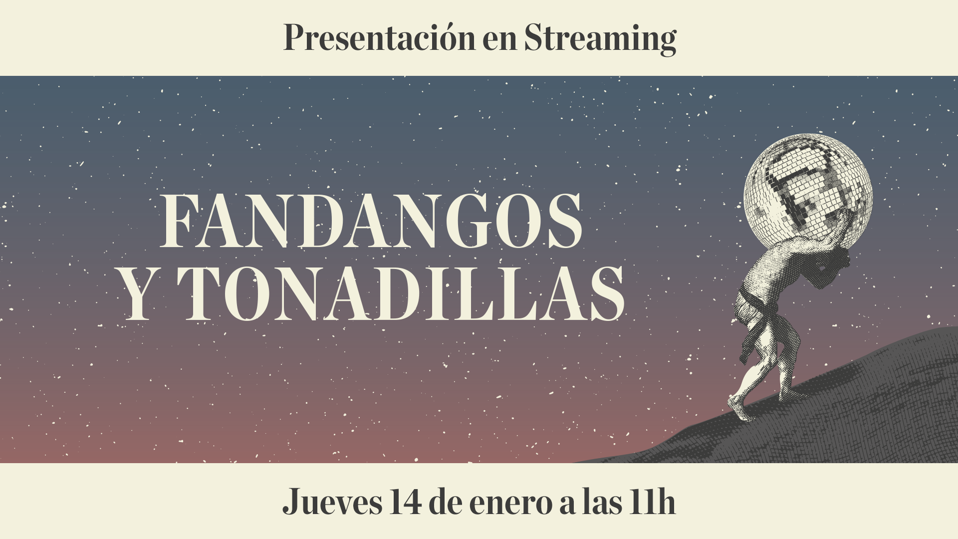 Presentación en streaming de «Fandangos y tonadillas»
