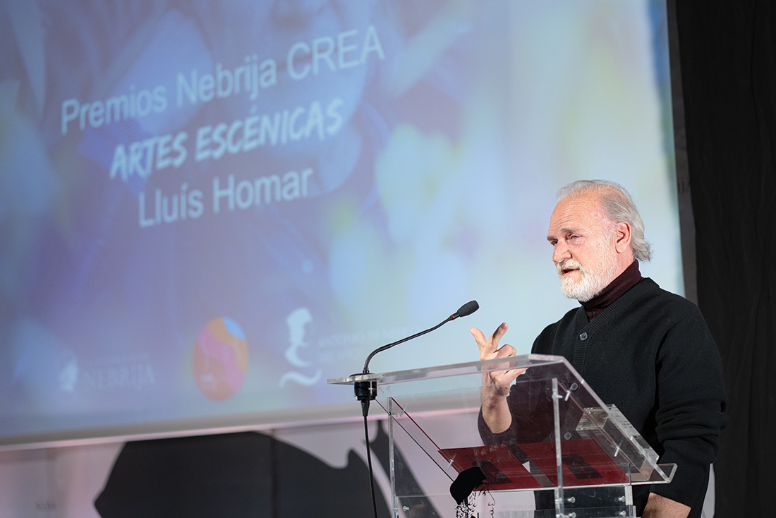 Lluís Homar es reconocido con el Premio Nebrija CREA de Artes Escénicas