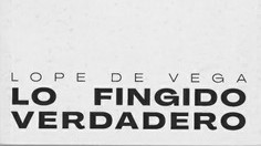 Lo fingido verdadero